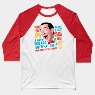 Pee-Wee Herman Quotes Baseball T-Shirt